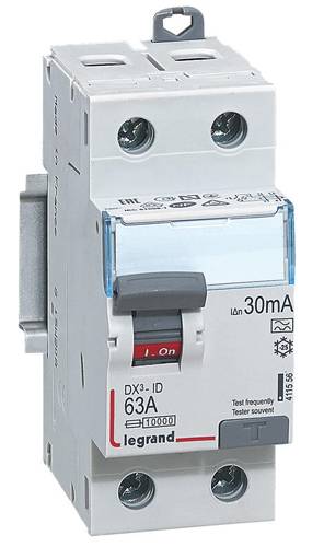 Legrand - Interrupteur différentiel DX³-ID 2P 230V 63A type A 30 mA - LEGRAND - 411556