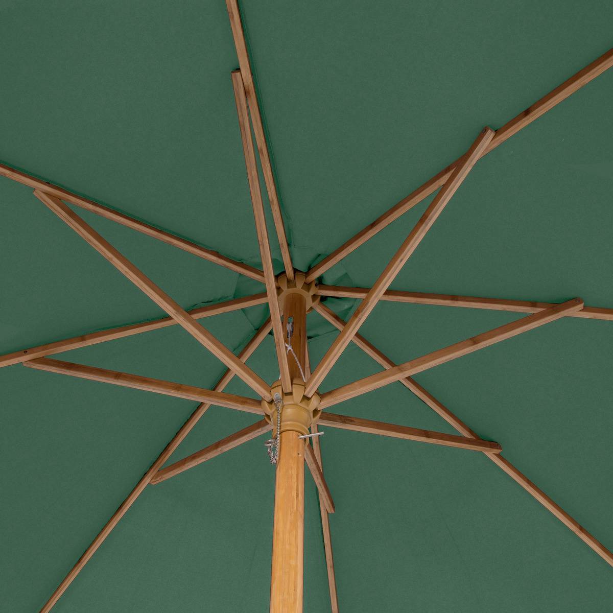 Hesperide - Parasol droit "Tinaei" vert olive 3m en bambou Hespéride - Imagen 3