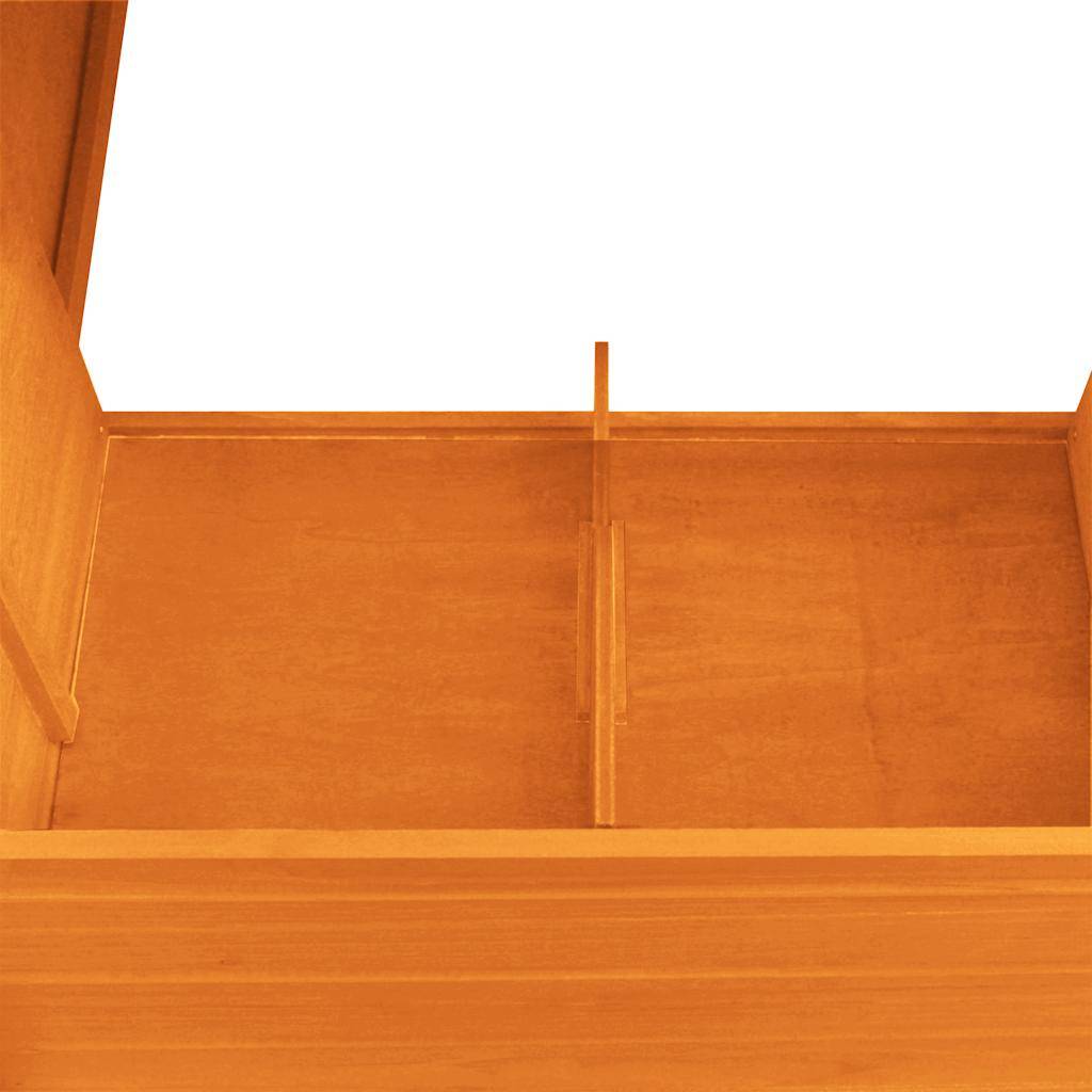 Poulailler bois : sapin marron 192 x 75 x 103 cm - Prolenta premium p3169.9 - Image 5