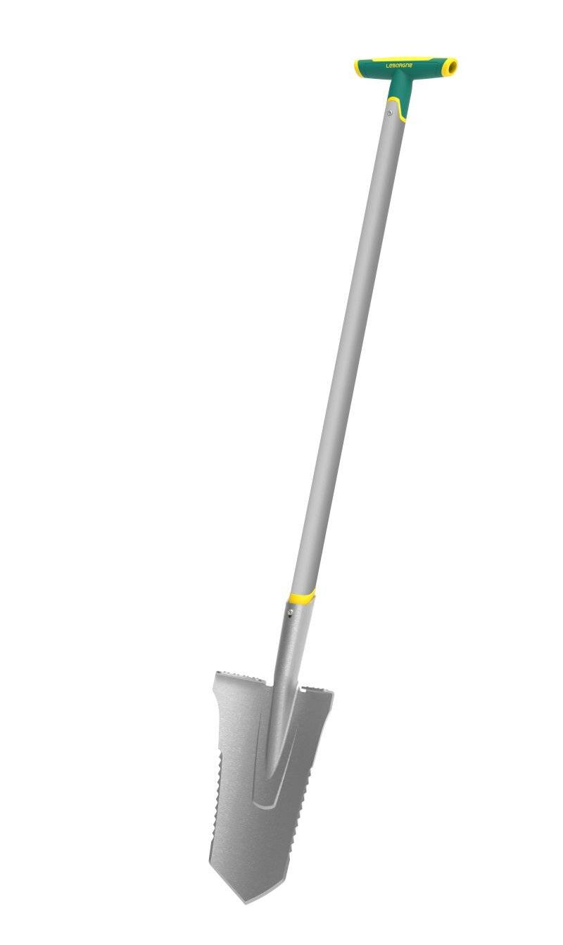 Louchet transplantation Duopro - 33 cm manche béquille Metalgrip - Leborgne - Image 1