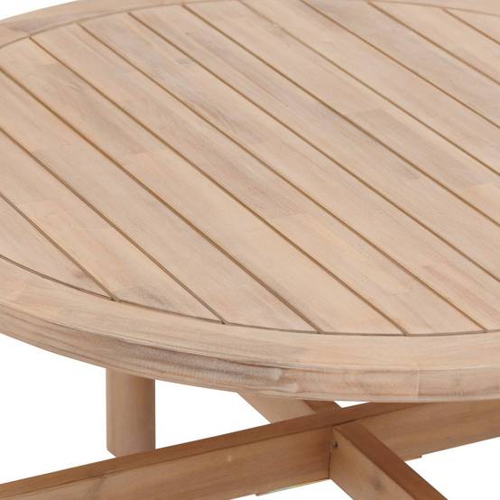 Hesperide - Table basse de jardin ronde "Deona" 80x48cm en acacia Hespéride - Image 2