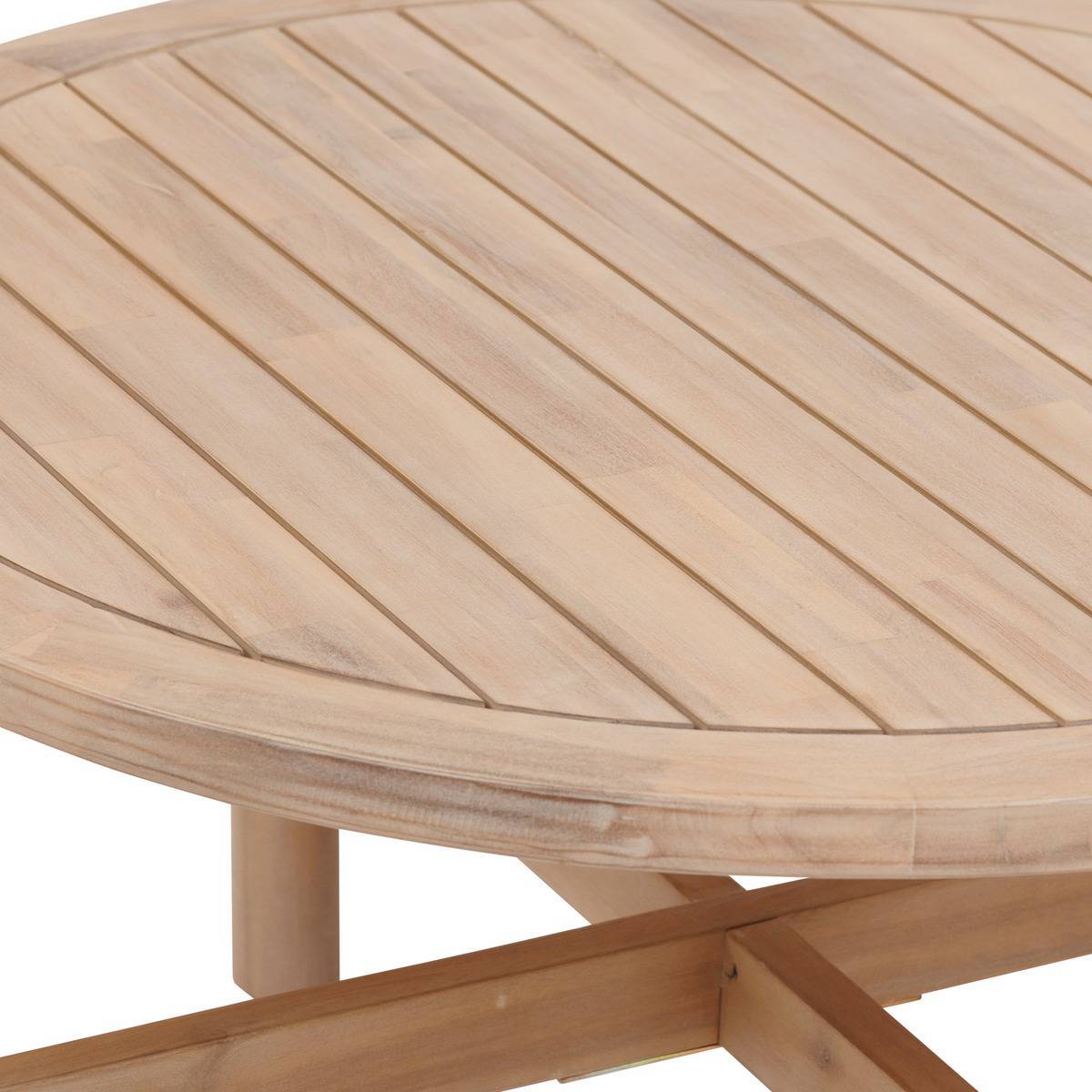 Hesperide - Table basse de jardin ronde "Deona" 80x48cm en acacia Hespéride - Image 2