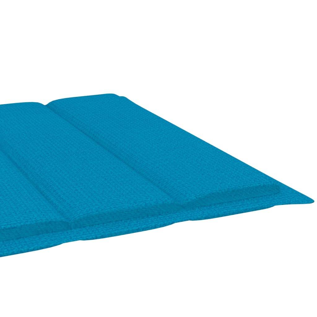 Chaise longue | Transat | Bain de soleil de jardin avec coussin Bois d'acacia solide - Image 10