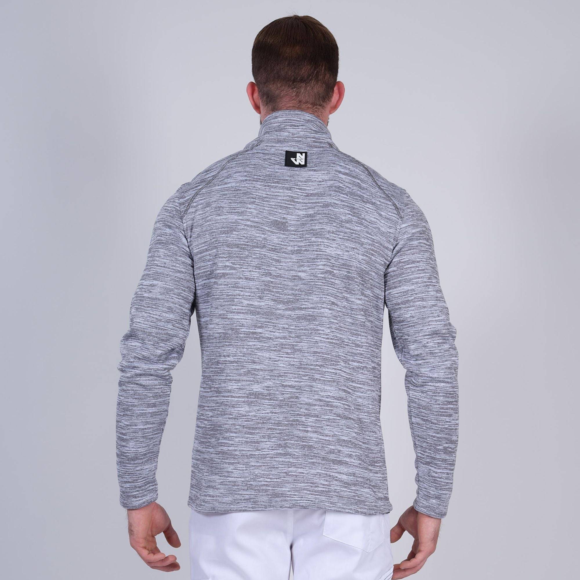 Nineworths - LENNY - GILET DE TRAVAIL - 1505 | Blanc chiné - Image 3