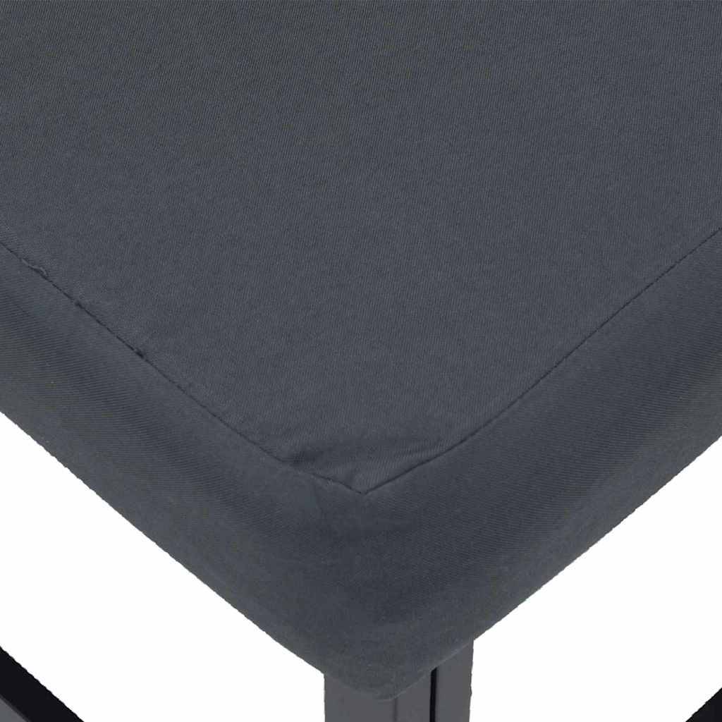 Salon de Jardin Complet Aluminium Modulable 9 Places avec Table Basse pour Terrasse Noir – ComfortXL Outdoor Living - Image 8