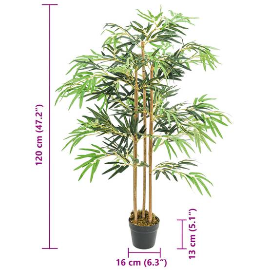 Vidaxl - Bambou artificiel 730 feuilles 120 cm vert - Image 4