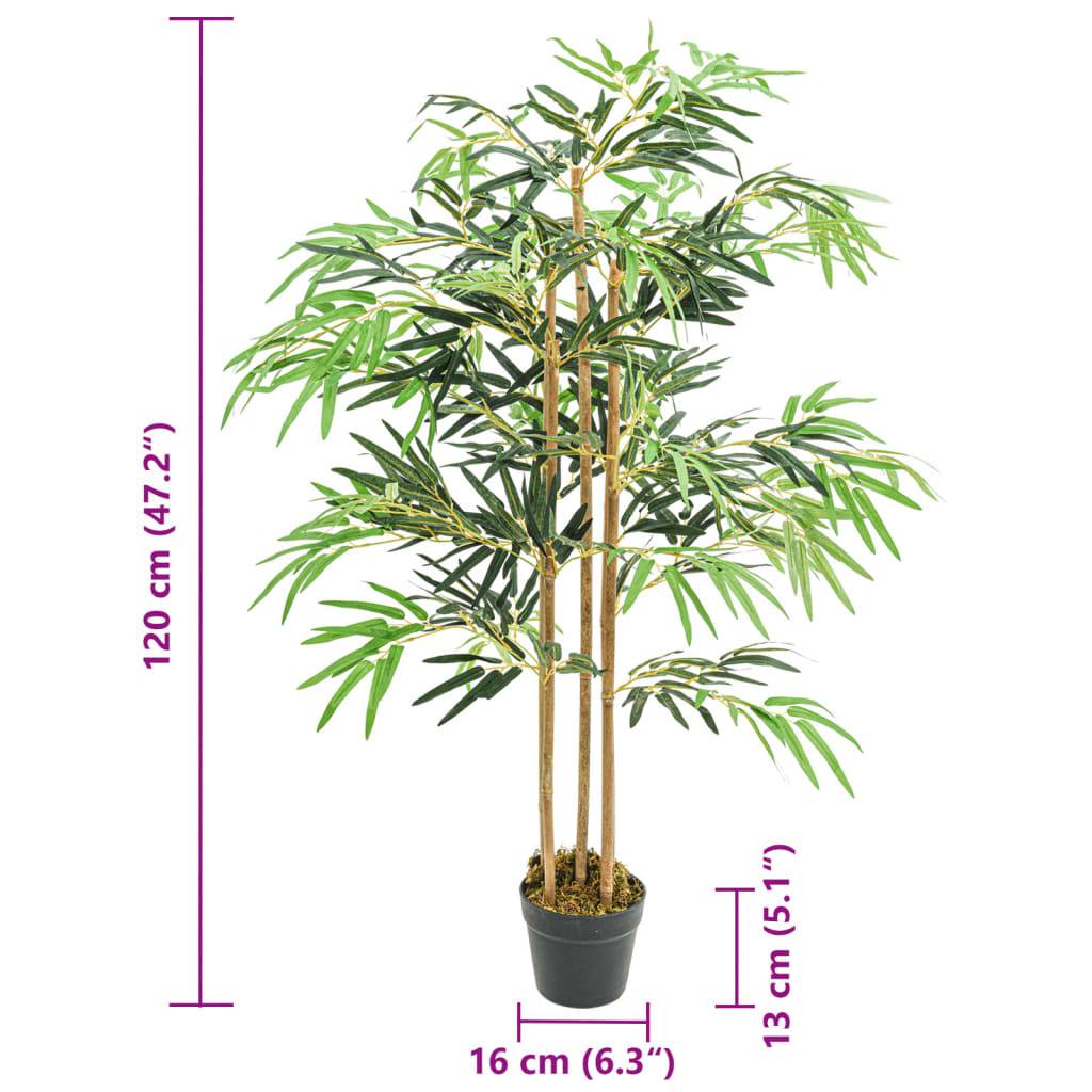 Vidaxl - Bambou artificiel 730 feuilles 120 cm vert - Image 4
