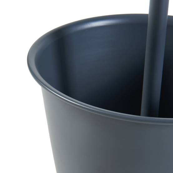 Helloshop26 - Porte-plantes style intemportel support 77 x 26 cm 2 cache-pots noir - Image 5