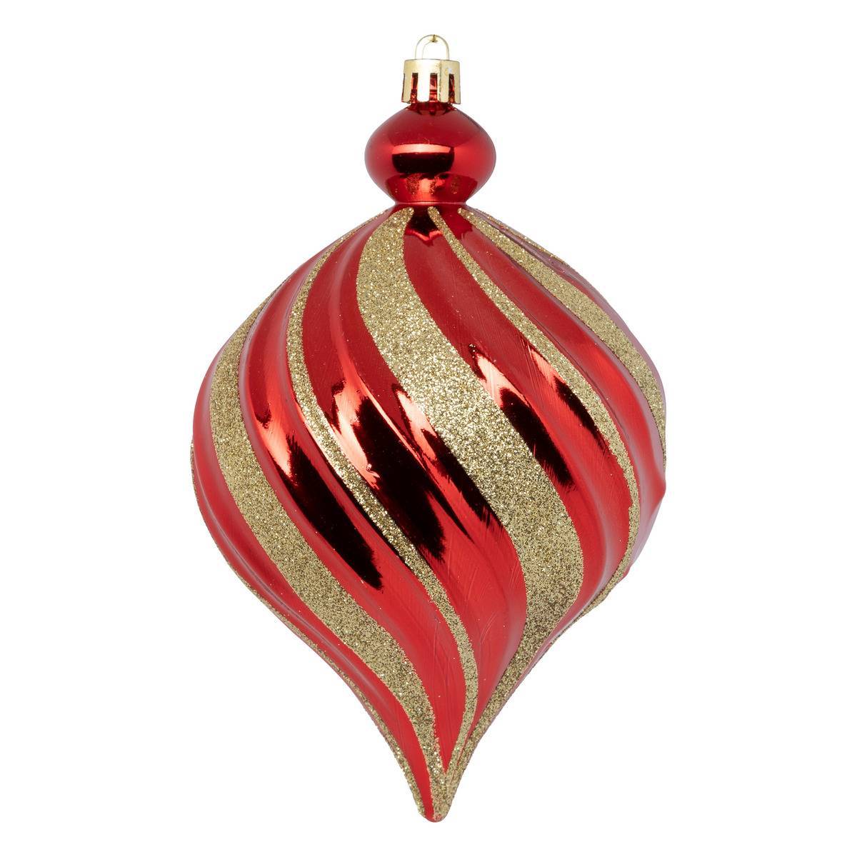 Fééric Lights & Christmas - BDN 100MM X6 ROUGE ET OR - Atmosphera Créateur d'intérieur - Imagen 4