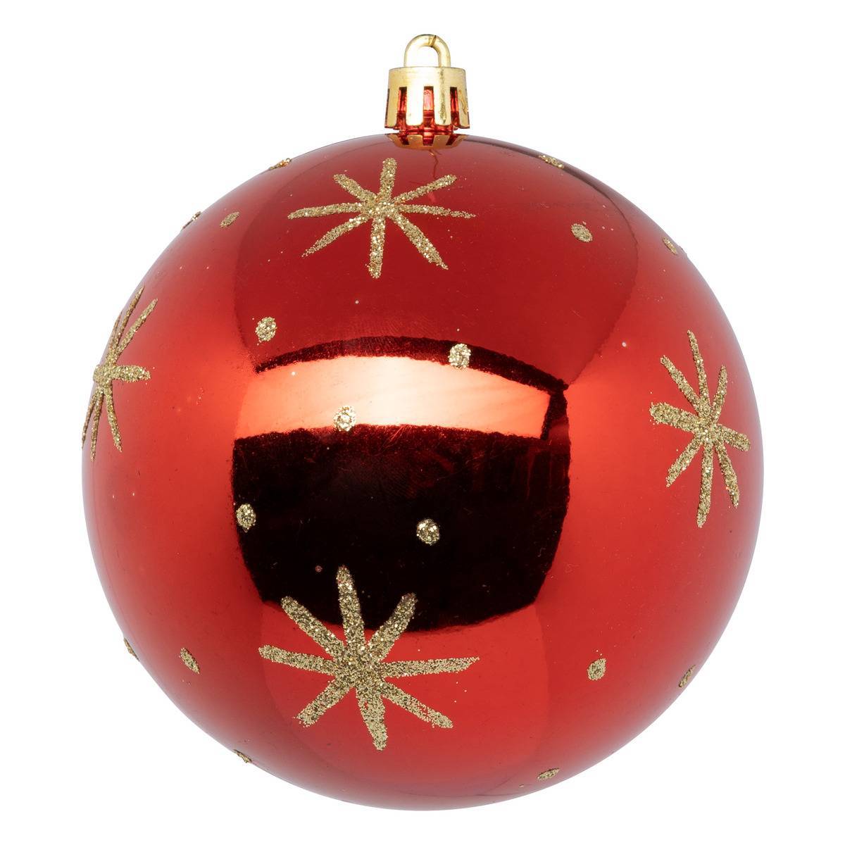 Fééric Lights & Christmas - BDN 100MM X6 ROUGE ET OR - Atmosphera Créateur d'intérieur - Imagen 5