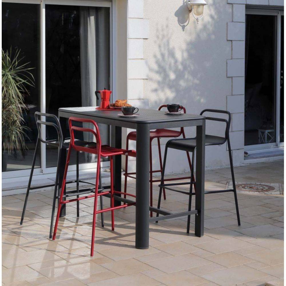 Proloisirs - Chaises de bar en aluminium Eos unitaire - Imagen 2