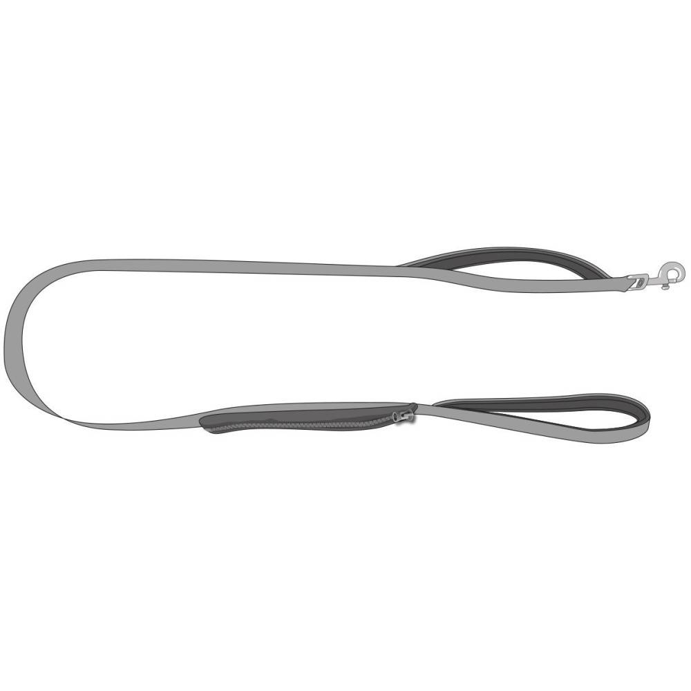 Laisse KAYGA rouge avec petit rangement 1.60 m x 25 mm. pour chien - Image 3