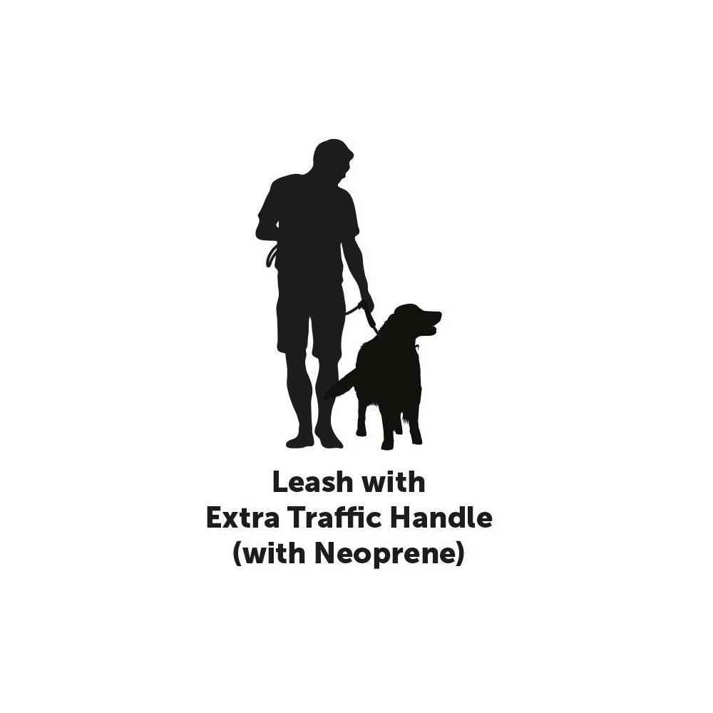 Laisse KAYGA rouge avec petit rangement 1.60 m x 25 mm. pour chien - Image 4