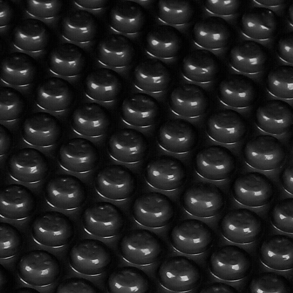 Helloshop26 - Bâche à bulles 4x6 m couverture de piscine solaire chauffage de bassin noir - Imagen 5