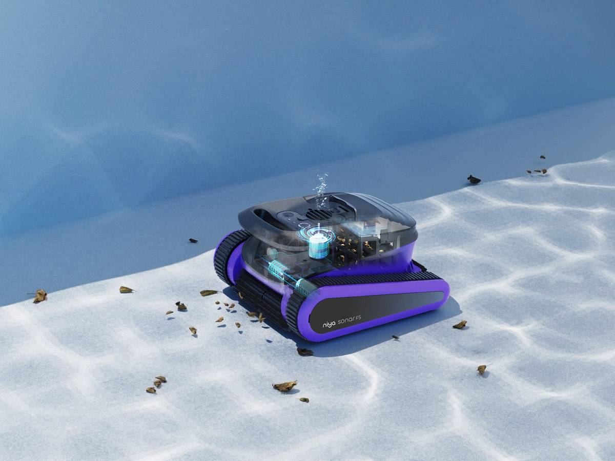 Robot de piscine sans fil Sonar F5 - Niya - Imagen 3