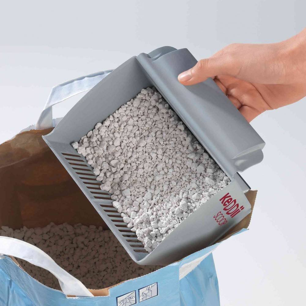 Trixie - Pelle à litière aggloméré. 6 en 1KeDDii scoop.  grise.  pour chat. - Imagen 4