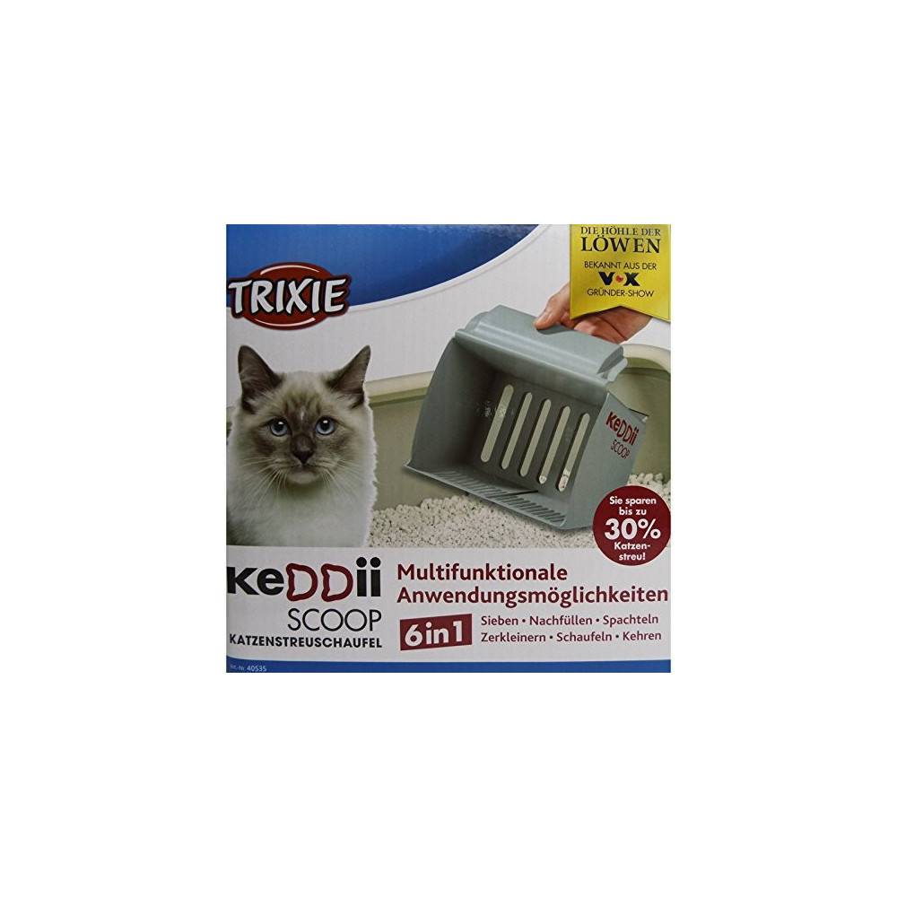 Trixie - Pelle à litière aggloméré. 6 en 1KeDDii scoop.  grise.  pour chat. - Imagen 8