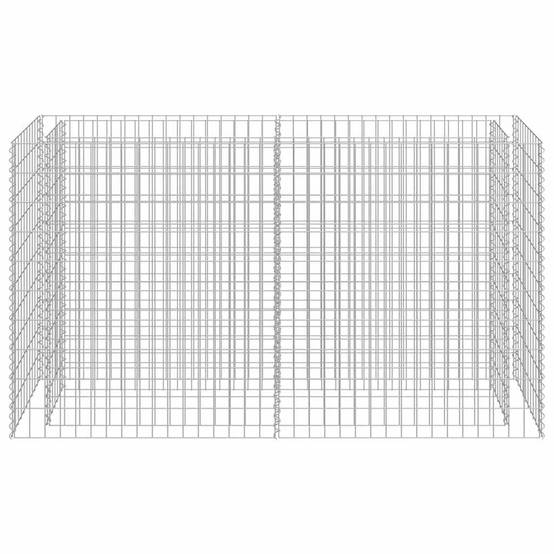 Vidaxl - Lit surélevé à gabion Acier galvanisé 180x50x100 cm vidaXL 143558 - Image 6