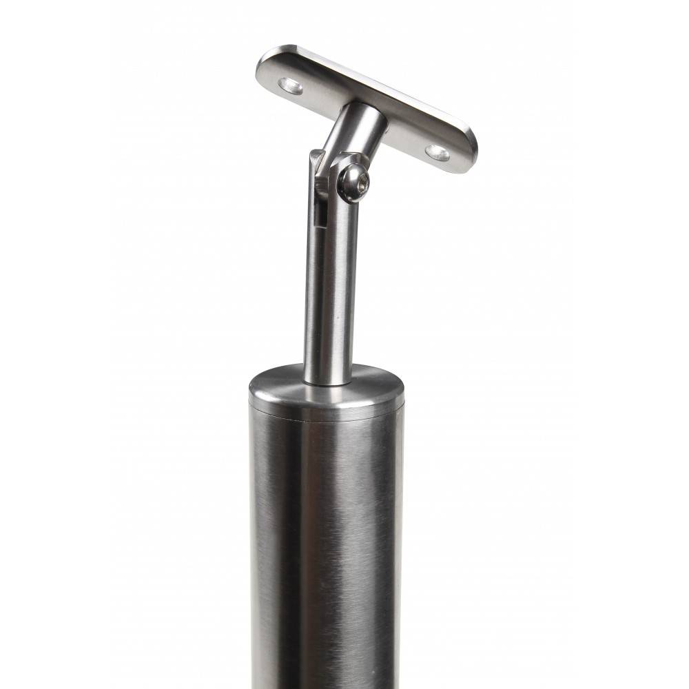 Decklinea - Poteau équipé fixation a plat pour garde corps inox - Imagen 2
