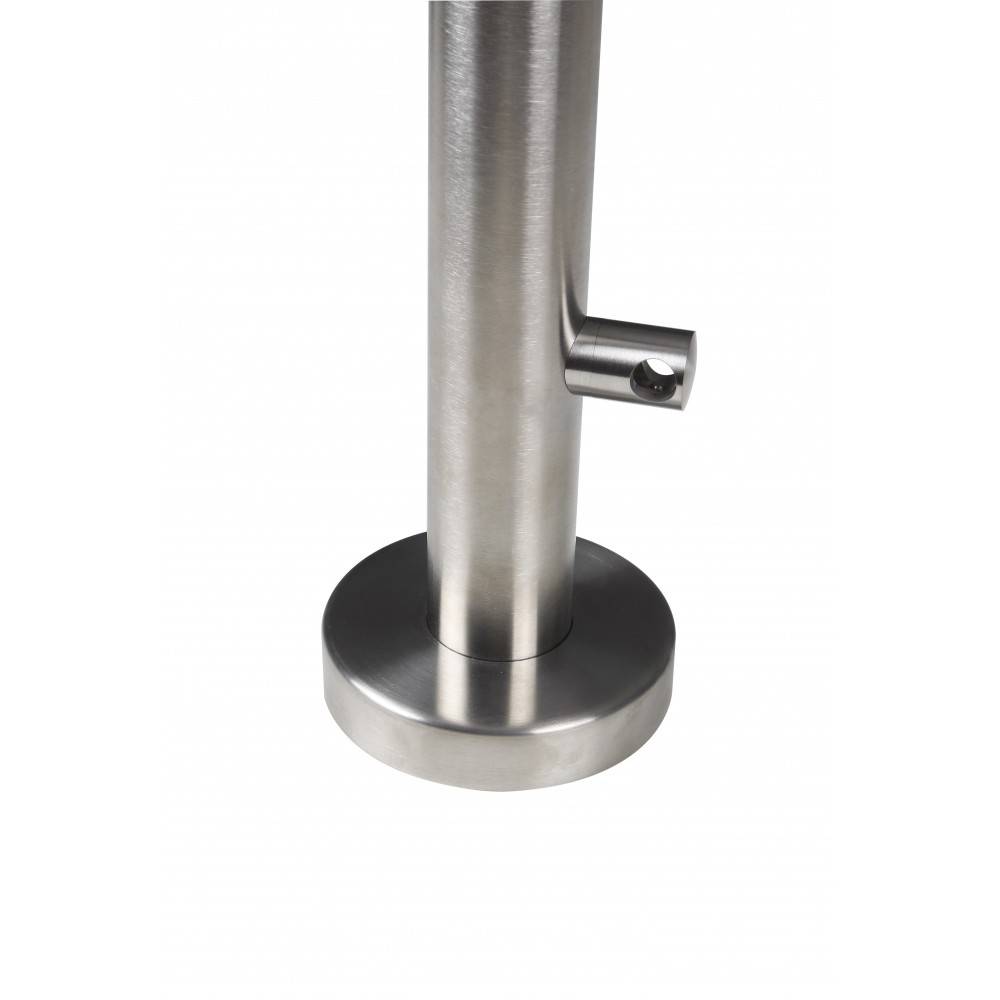 Decklinea - Poteau équipé fixation a plat pour garde corps inox - Imagen 5