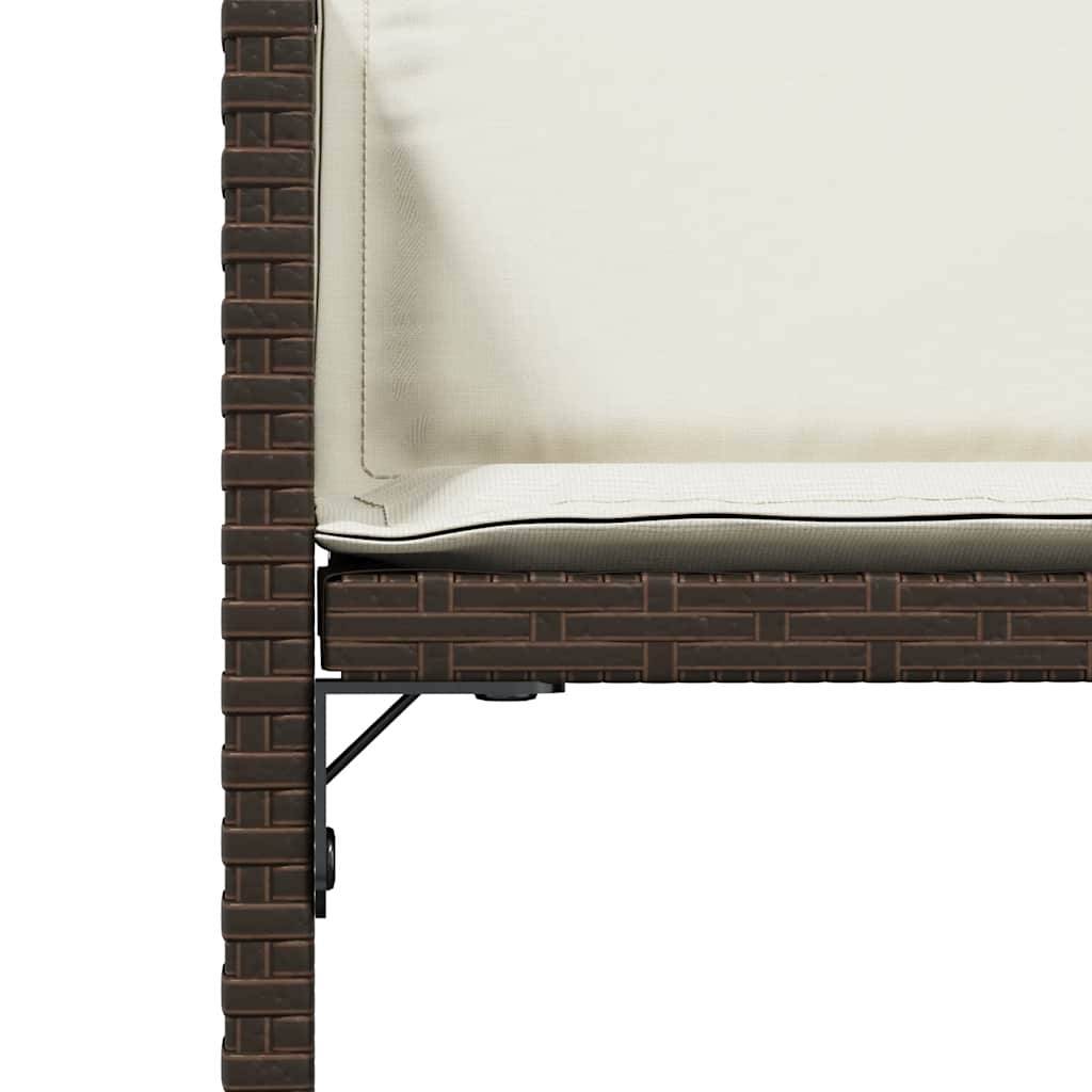 Chaise bois composite 4 places rotin marron  50,5 x 54 x 79 cm  - Prolenta premium  p3101.1 - Image 9