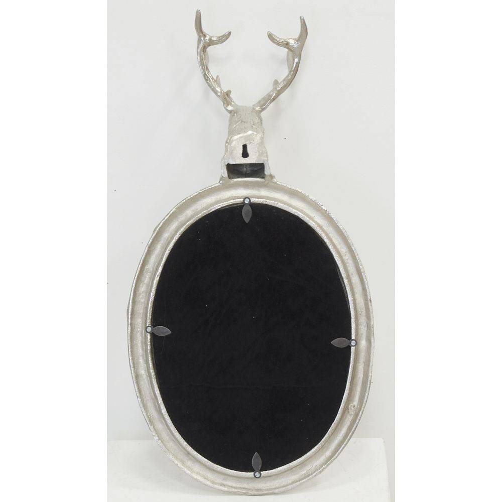 Aubry Gaspard - Grand miroir cerf en aluminium - Imagen 4