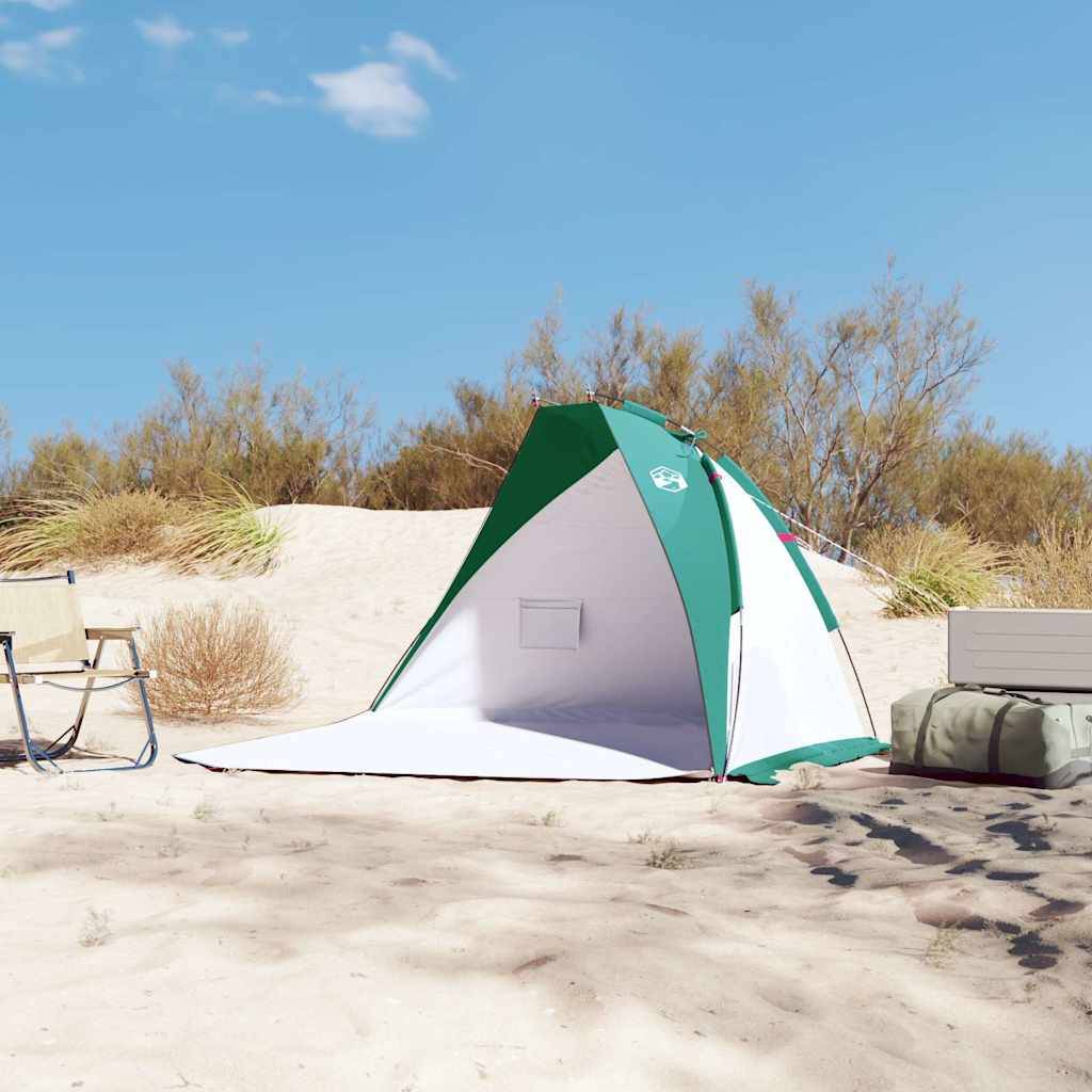 Abri de Plage Compact Polyester Anti-Pluie Tente Portable pour Couple ou Enfants Vert d'Eau – ComfortXL Outdoor Living - Imagen 3