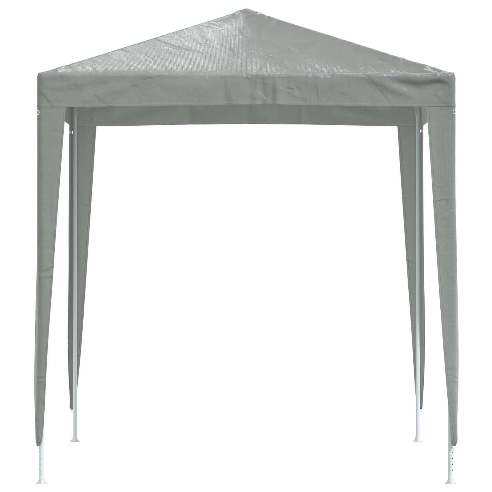 ComfortXL - Tente de réception pliable acier extérieur protection UV 200x200cm gris clair - ComfortXL Outdoor Living - Image 3