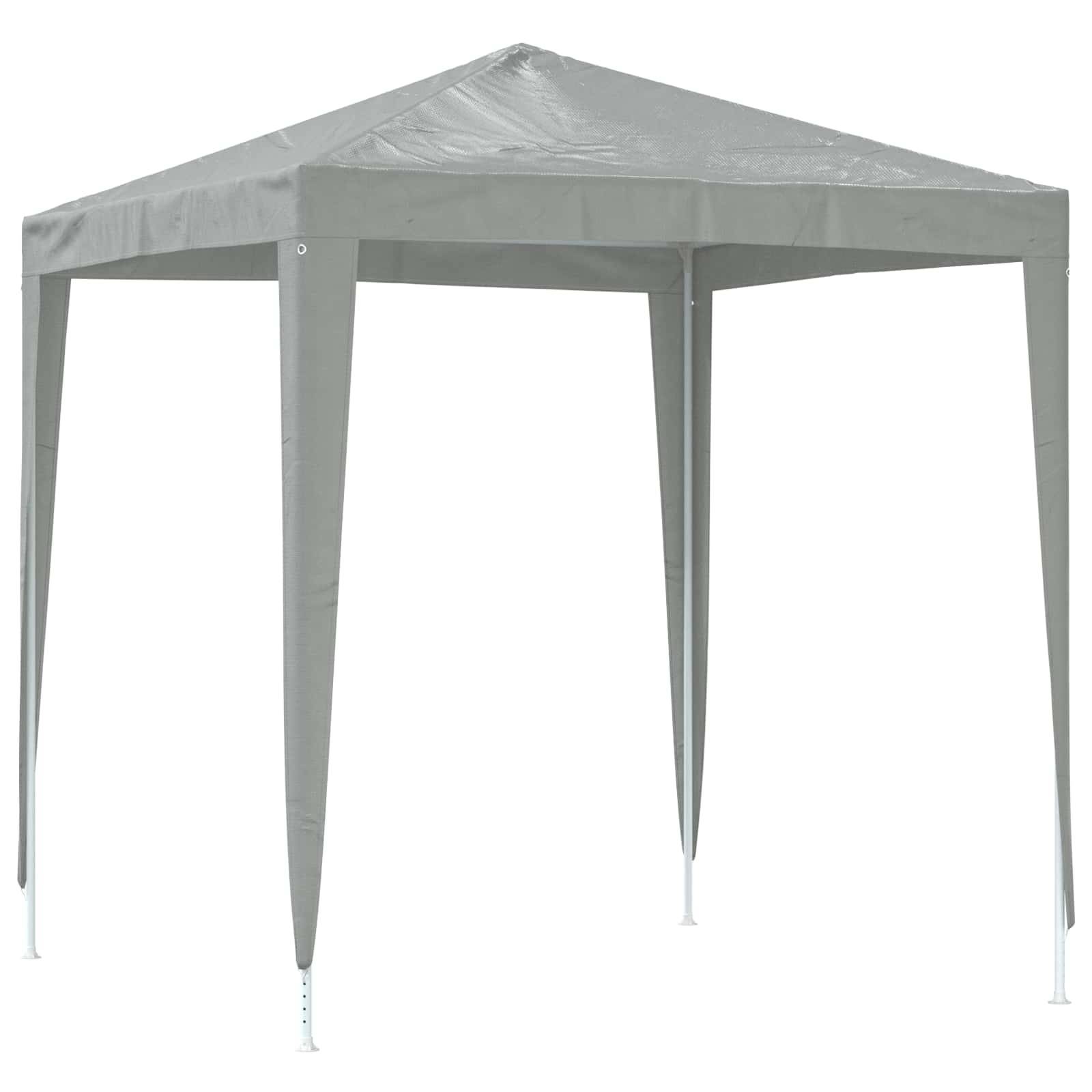 ComfortXL - Tente de réception pliable acier extérieur protection UV 200x200cm gris clair - ComfortXL Outdoor Living - Image 5