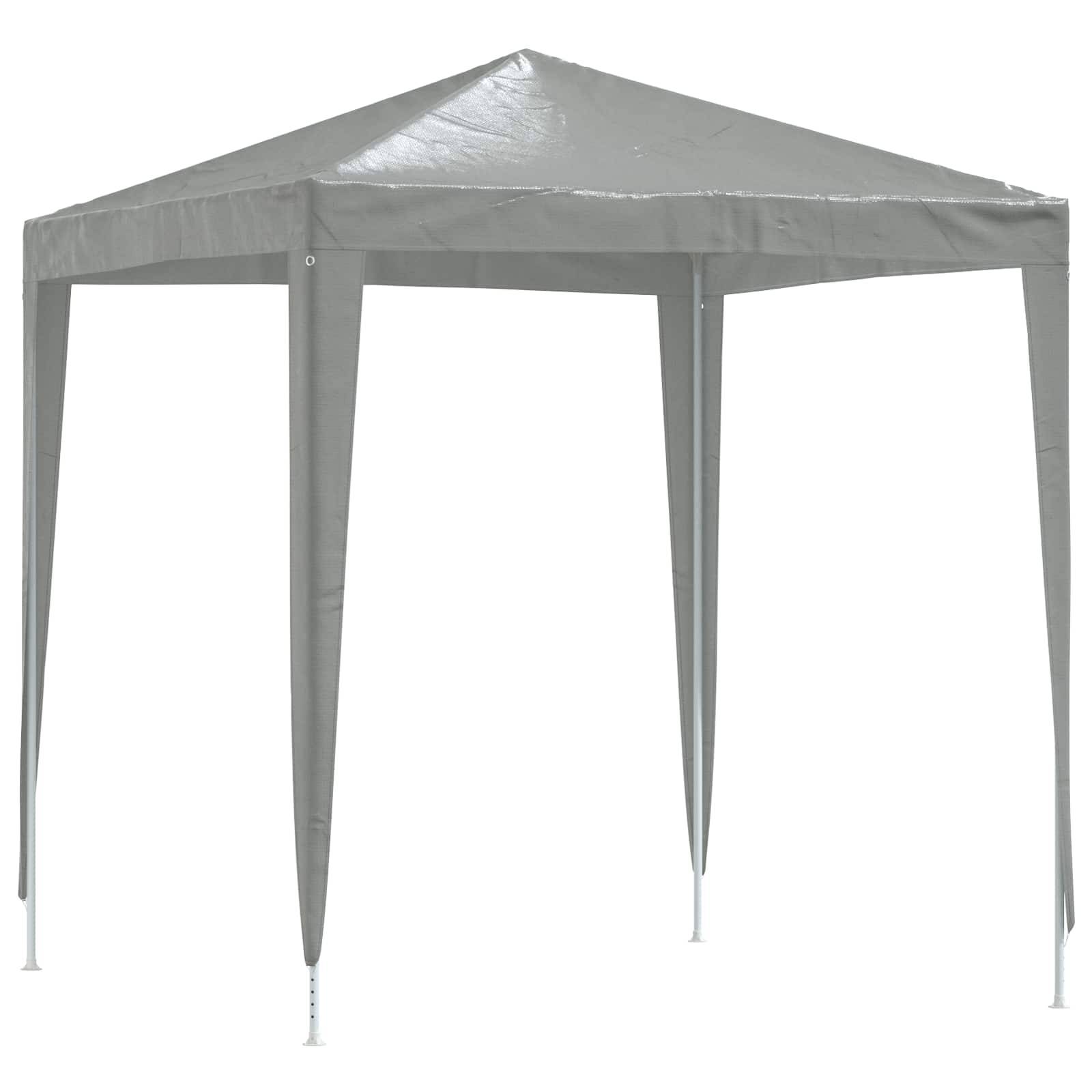 ComfortXL - Tente de réception pliable acier extérieur protection UV 200x200cm gris clair - ComfortXL Outdoor Living - Image 2