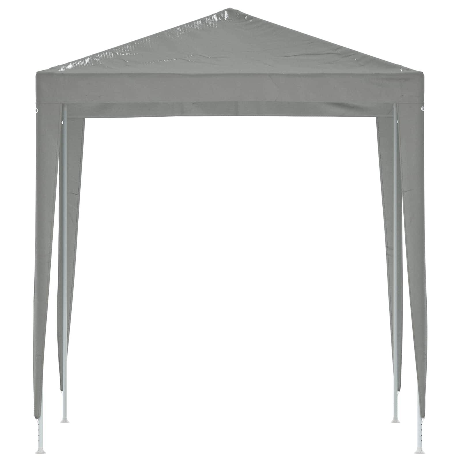 ComfortXL - Tente de réception pliable acier extérieur protection UV 200x200cm gris clair - ComfortXL Outdoor Living - Image 4