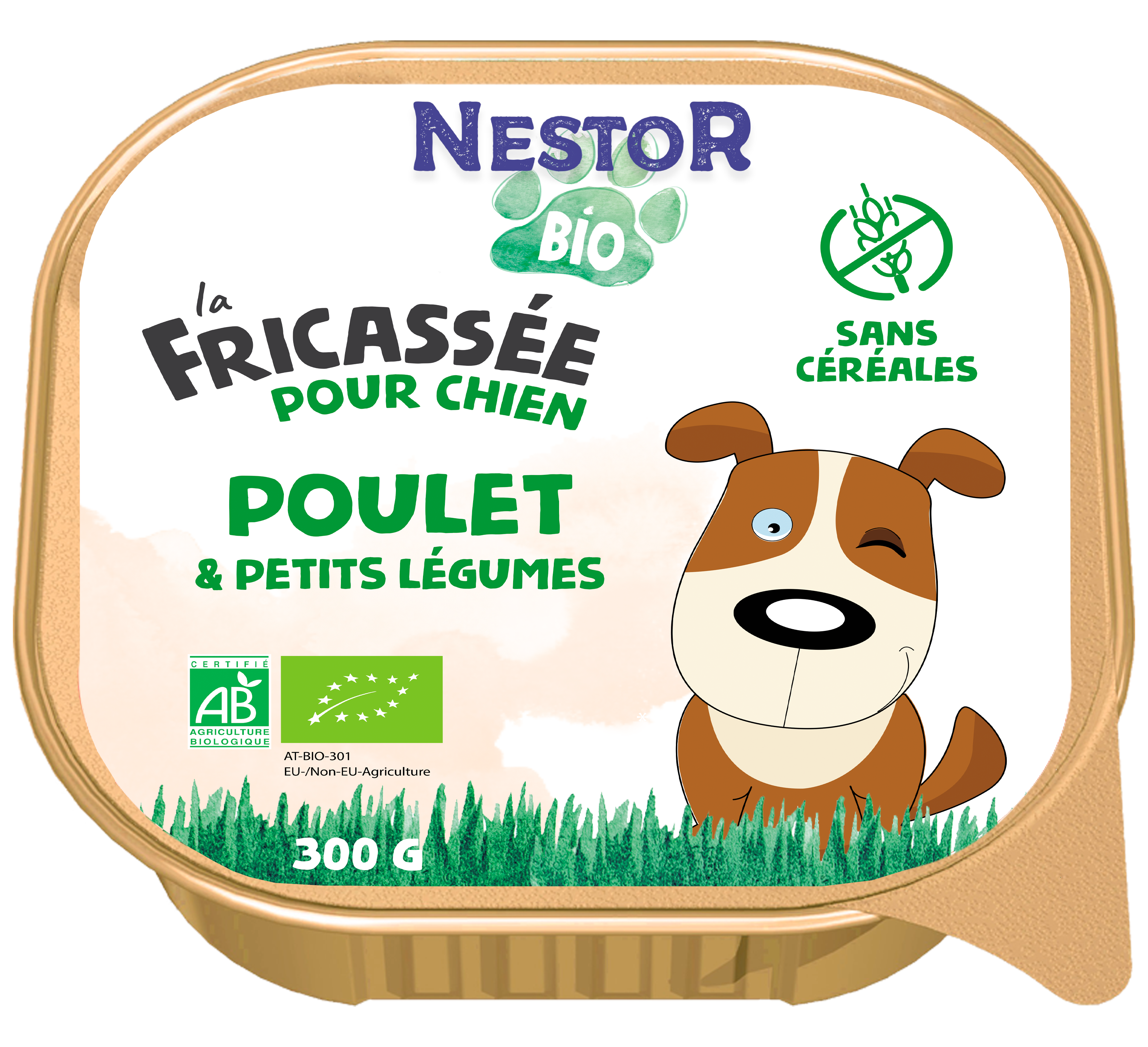 Nestor - Pâtée Sans Céréales Bio au Poulet pour Chien - Imagen 1