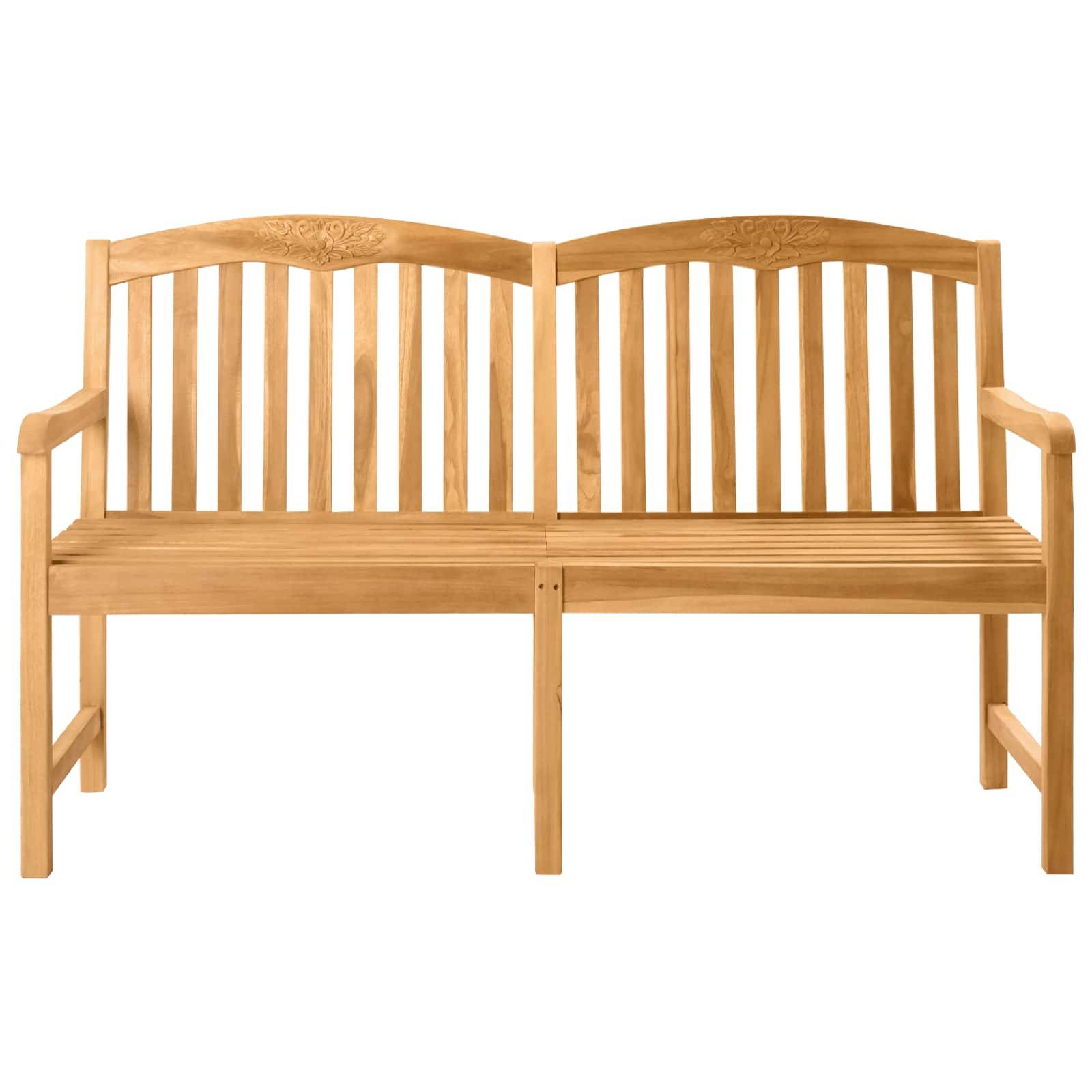 PANGIVO - Banc de jardin bois de teck naturel 179.5 x 61 x 90 cm - PANGIVO - Image 3