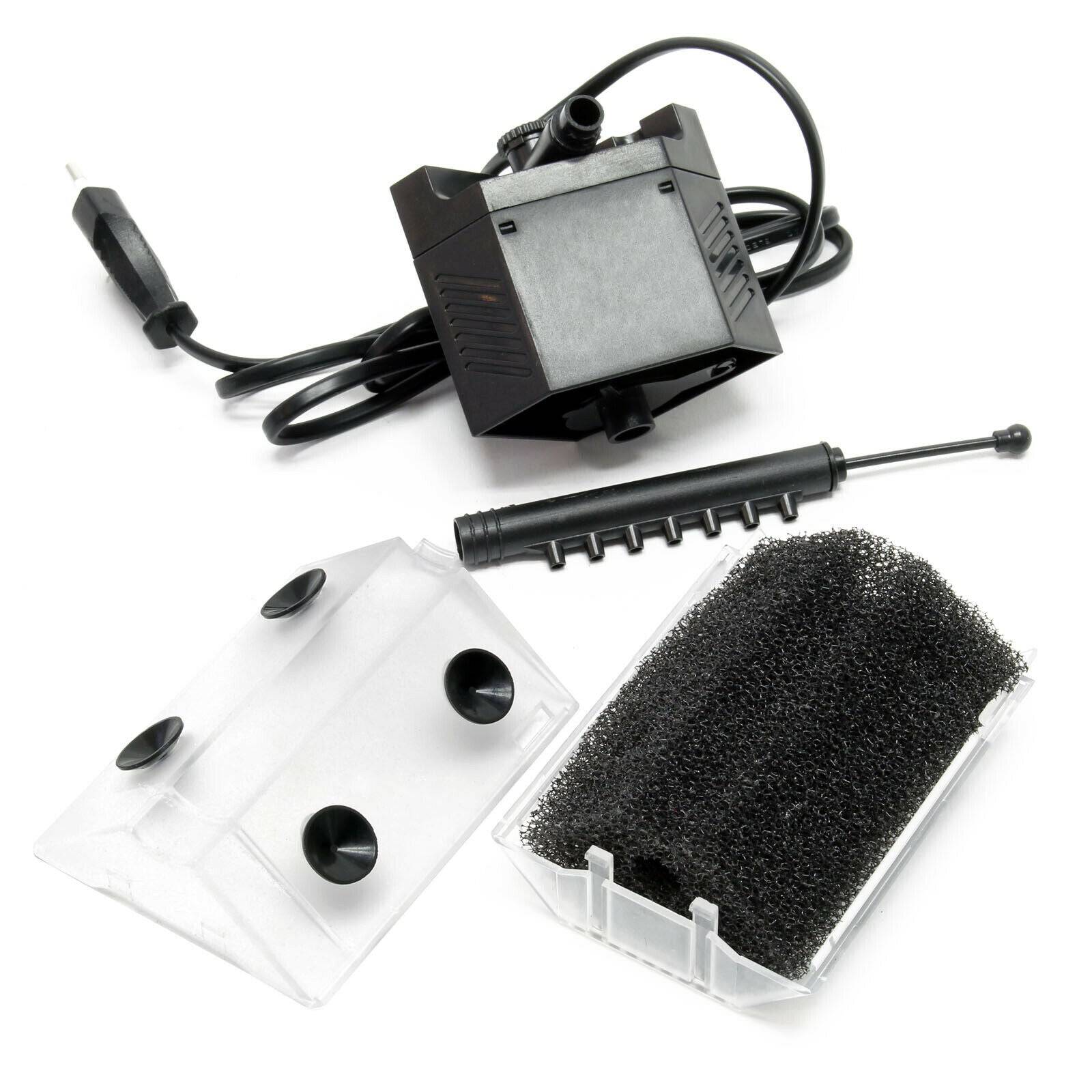 Helloshop26 - Pompe interne d'aquarium filtre d'angle 450 litres par heure 3 watts nano - Imagen 3