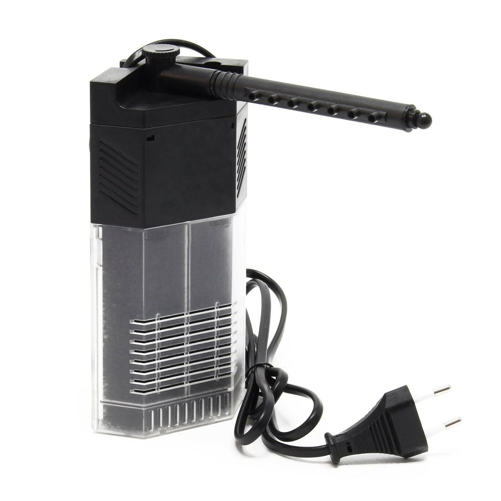Helloshop26 - Pompe interne d'aquarium filtre d'angle 450 litres par heure 3 watts nano - Imagen 1