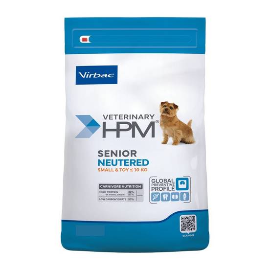 Croquettes Chien Veterinary Hpm Dog Senior Neutered Small & Toys - Virbac 7 kg - Image 1
