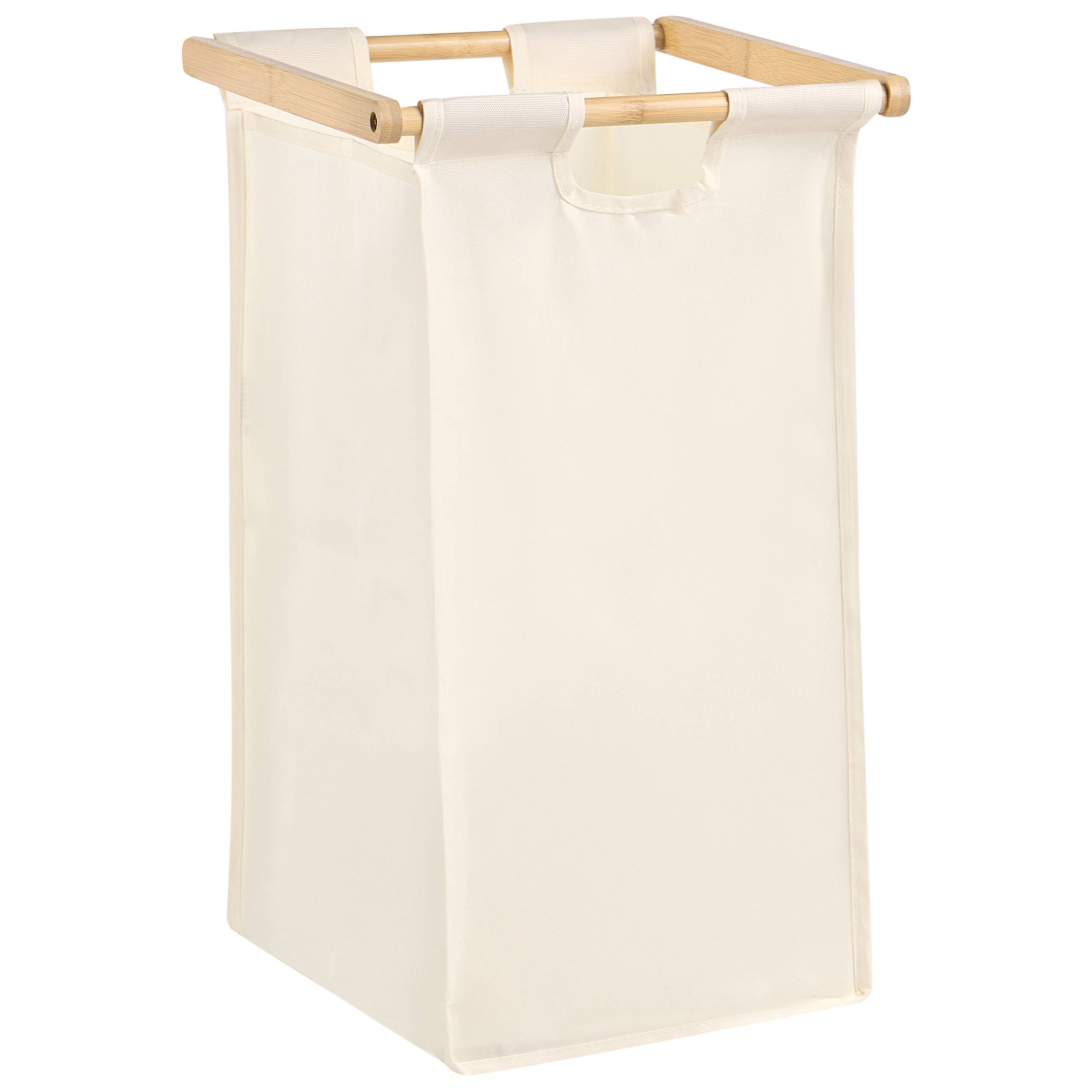 Beliani - Paniers à linge Bambou Marron clair/blanc AZUFRERA - 64x33x73- Beliani - Image 8