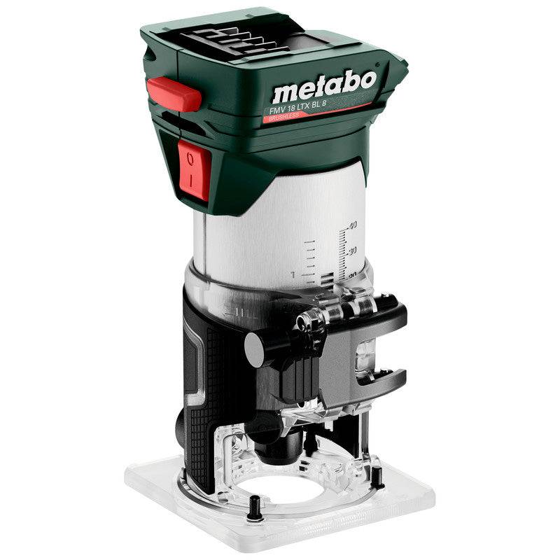 Metabo - Affleureuse 6/8mm FMV 18 LTX BL 8 - Pick+Mix METABO + metaBOX Metabo