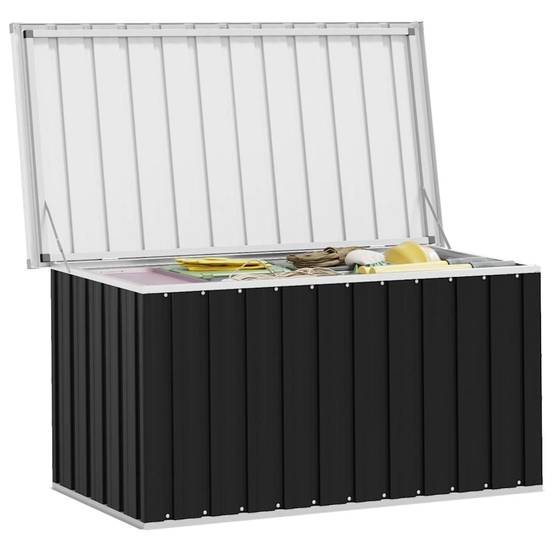 PANGIVO - Coffre de rangement acier galvanisé anthracite 129 x 67 x 65 cm - PANGIVO - Image 4