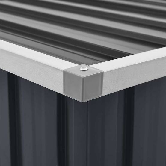 PANGIVO - Coffre de rangement acier galvanisé anthracite 129 x 67 x 65 cm - PANGIVO - Image 8