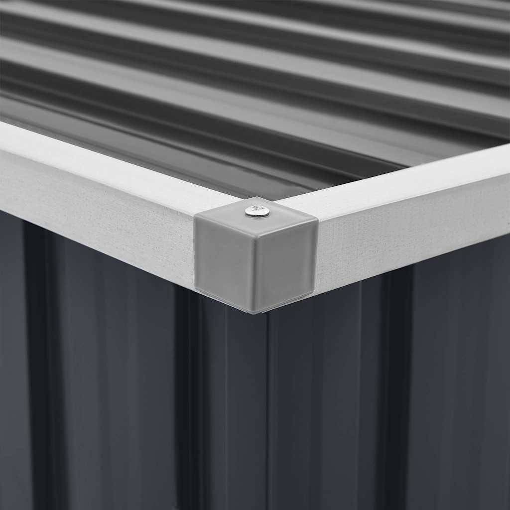 PANGIVO - Coffre de rangement acier galvanisé anthracite 129 x 67 x 65 cm - PANGIVO - Image 8