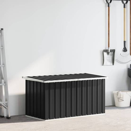 PANGIVO - Coffre de rangement acier galvanisé anthracite 129 x 67 x 65 cm - PANGIVO - Image 3