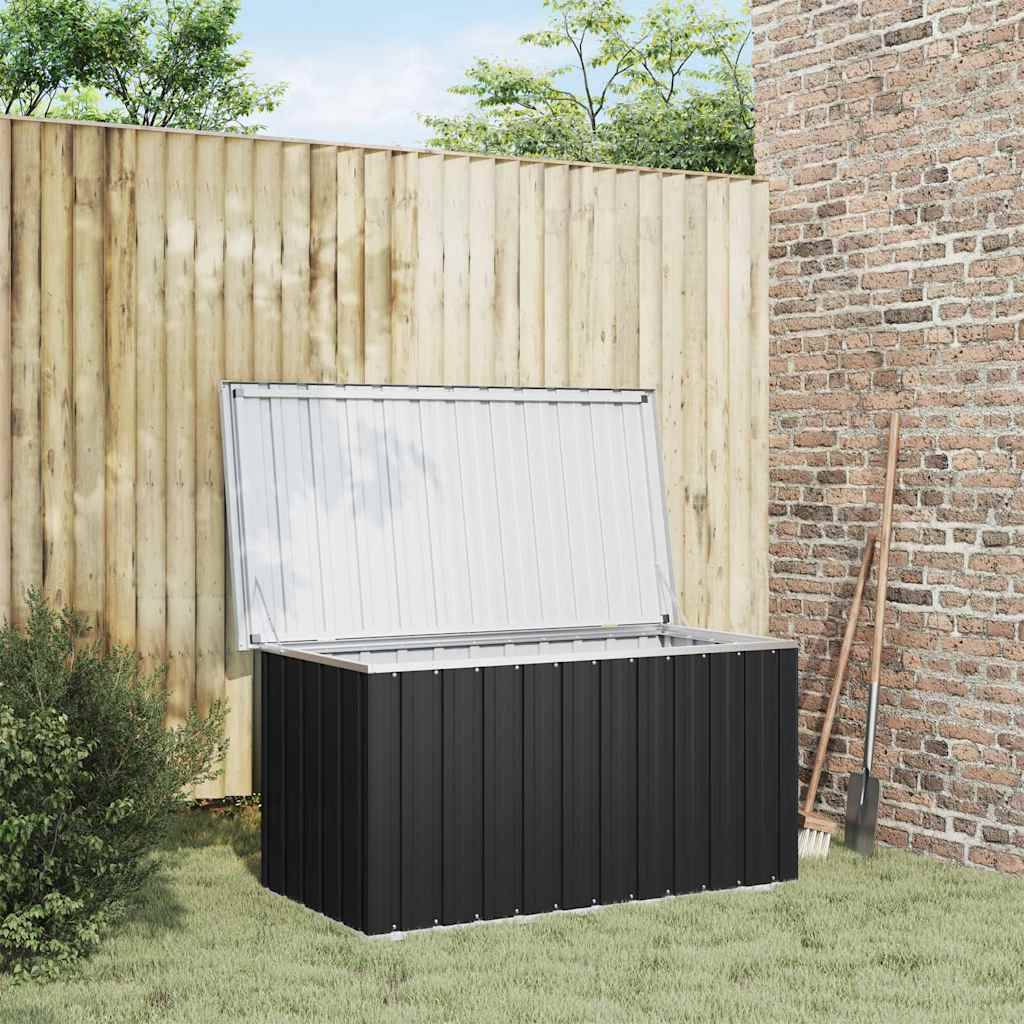 PANGIVO - Coffre de rangement acier galvanisé anthracite 129 x 67 x 65 cm - PANGIVO - Image 1