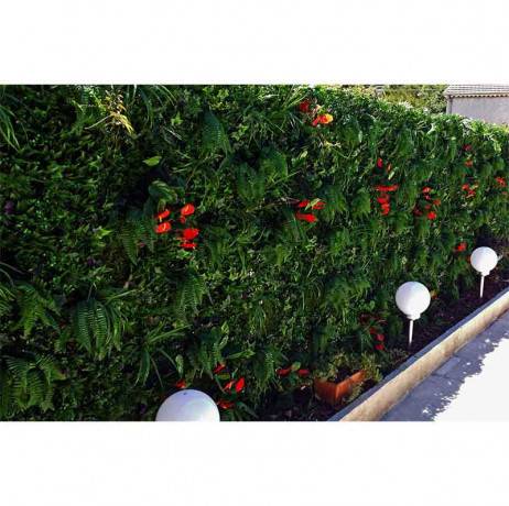 James Grass - France Green - Mur végétal artificiel Tropical 1m x 1m, Surface  21 m² - Imagen 2