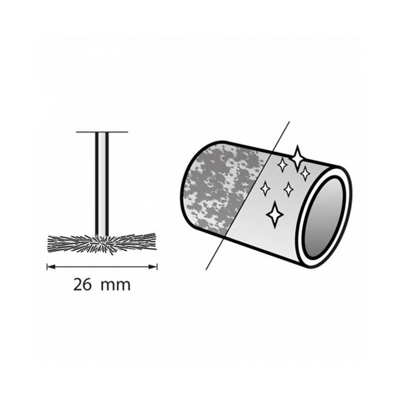 Brosse abrasive haute performance 26mm DREMEL - Image 2