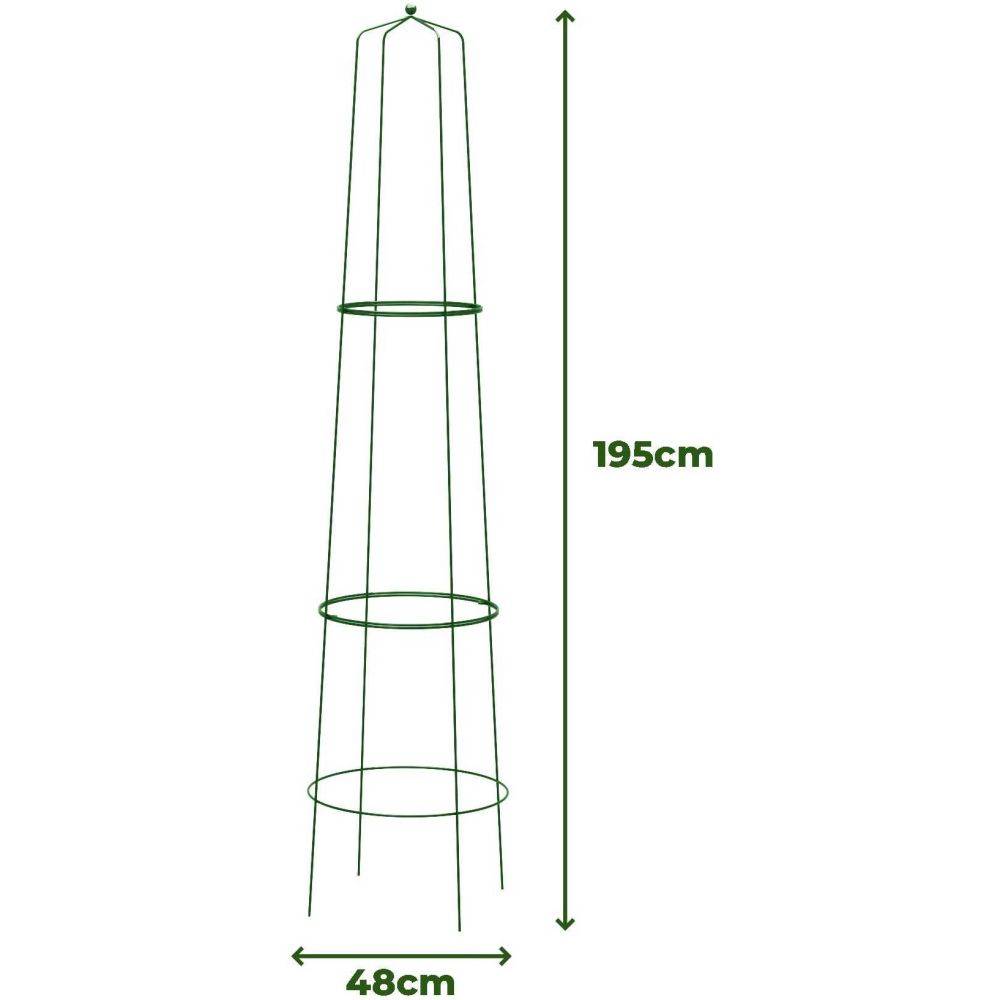 Komet - Treilli en acier 48 x 195 cm Tower - Imagen 3
