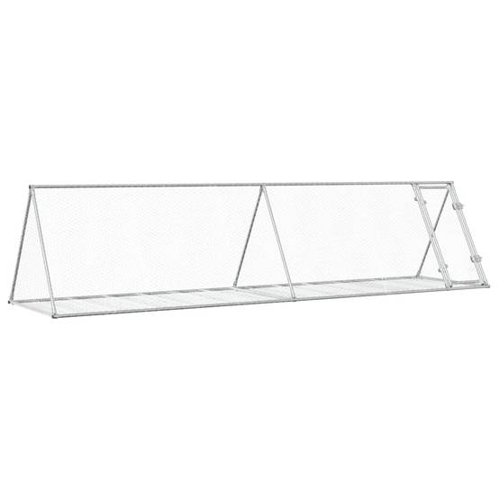 Vidaxl - Clapier argenté 400x105x91 cm acier galvanisé vidaXL 3281531 - Image 2