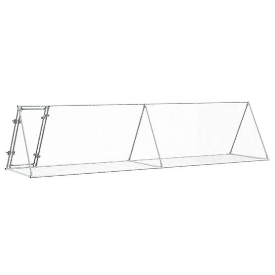 Vidaxl - Clapier argenté 400x105x91 cm acier galvanisé vidaXL 3281531 - Image 7