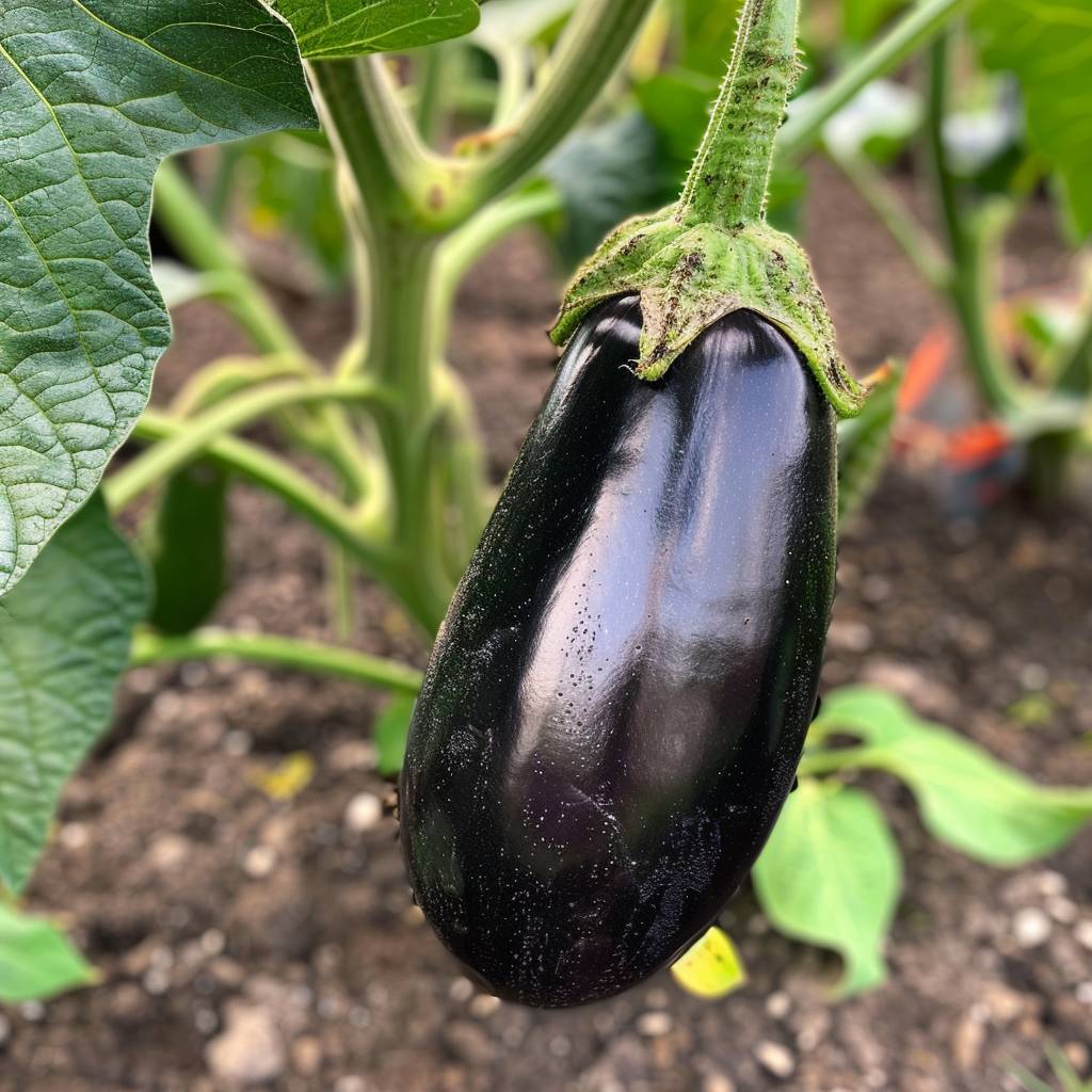 60 Graines d'Aubergine Black Beauty - SemiSauvage Permaculture - Image 2