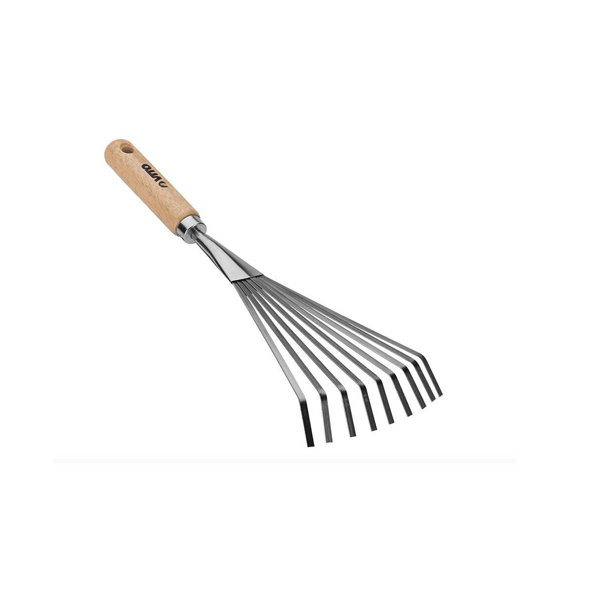 Kit 10 outils de jardin Manche bois Inox et Fer forgés à la main Haute qualité VITO - Imagen 8